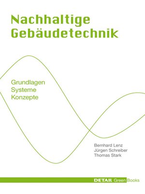 cover image of Nachhaltige Gebäudetechnik